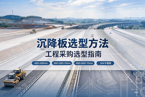 龙海沉降板选择方法