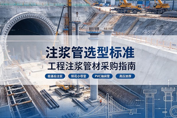 龙海注浆管选型标准