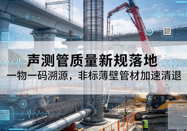 龙海声测管质量新规落地，一物一码溯源，非标薄壁管材加速清退
