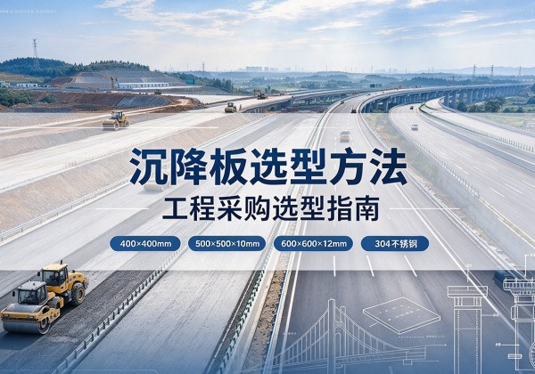 龙海沉降板选择方法